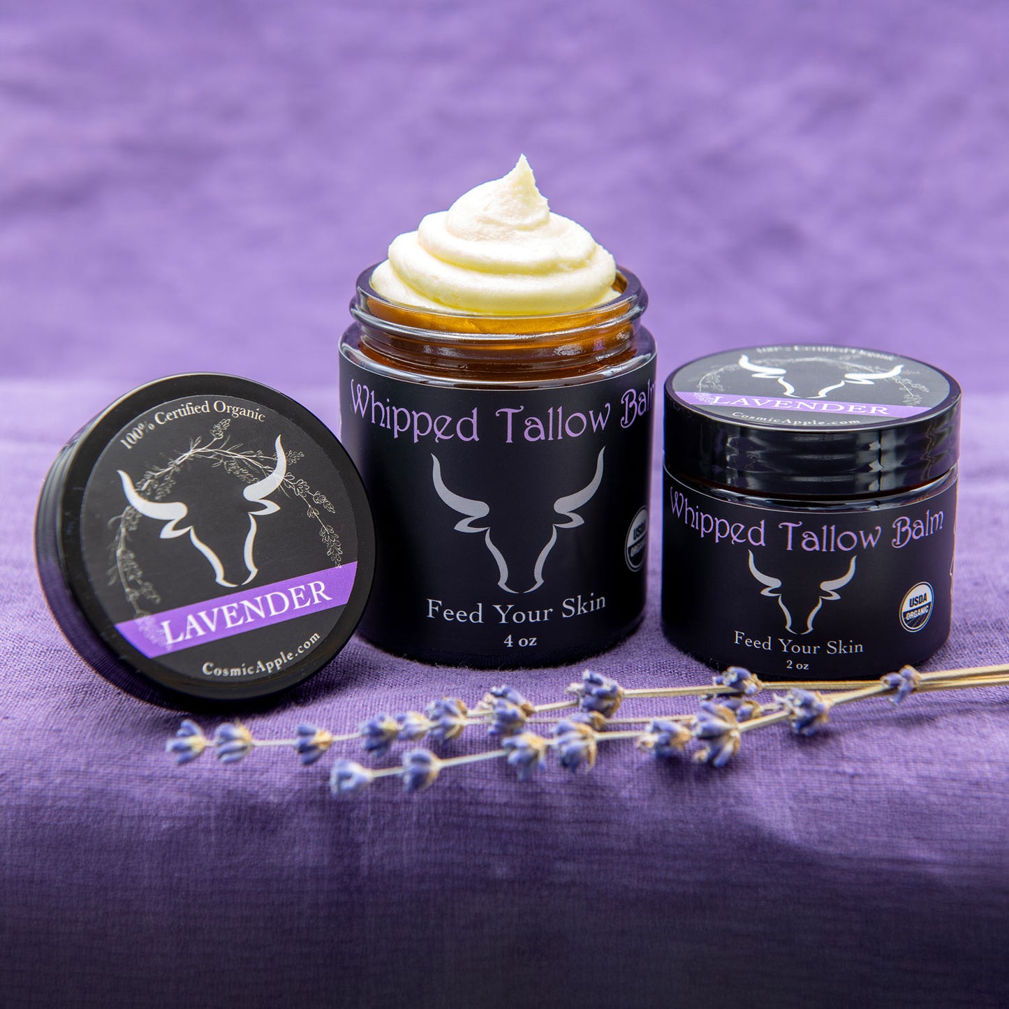 Certified 100% Organic Whipped Tallow Balm