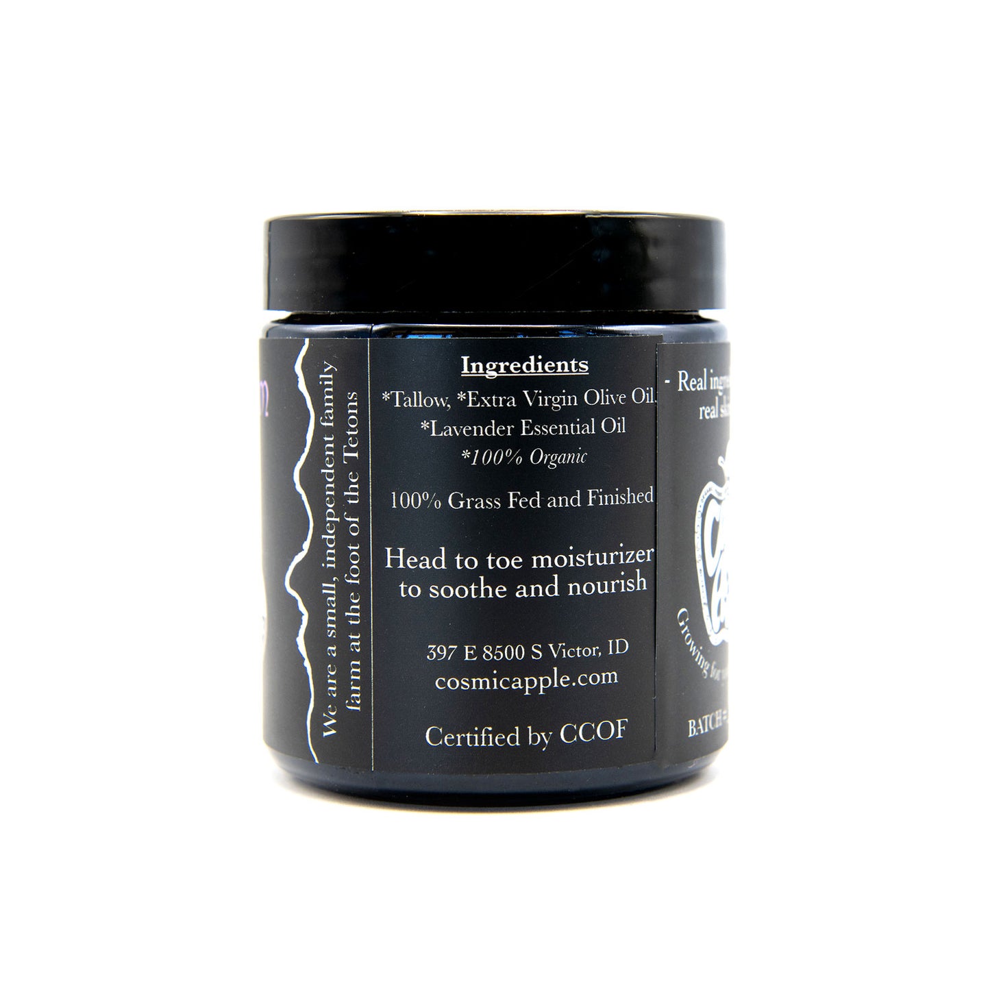 Certified 100% Organic Whipped Tallow Balm