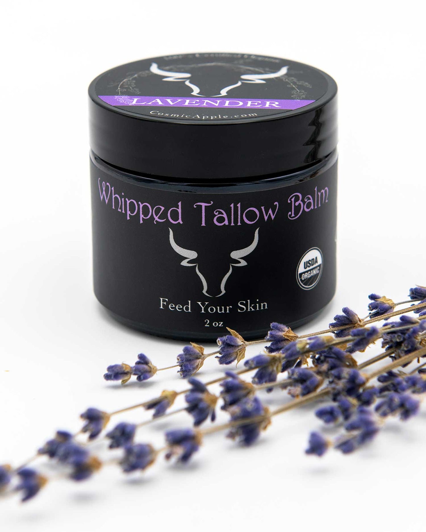 Certified 100% Organic Lavender Whipped Tallow Balm- Best Seller!