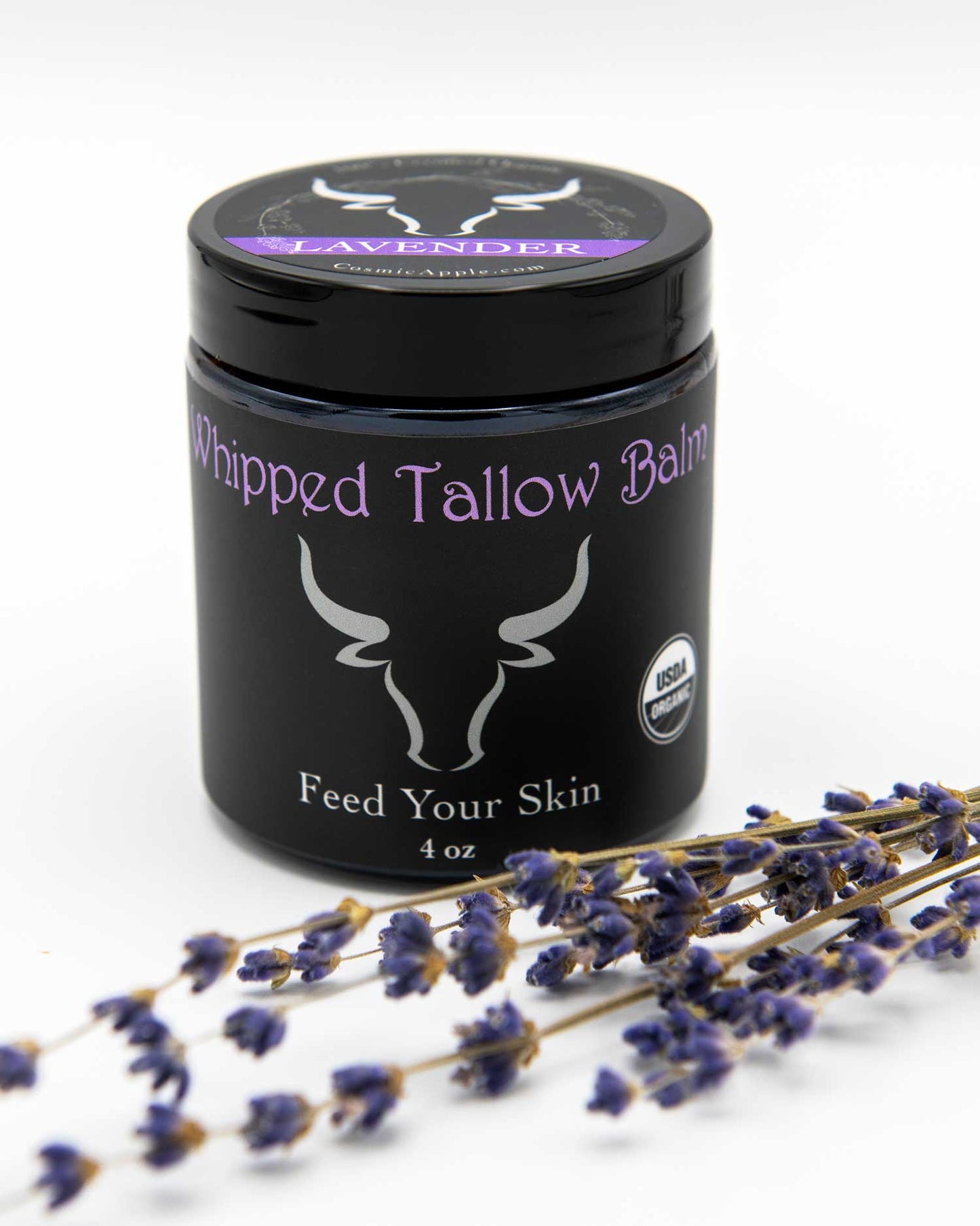 Certified 100% Organic Lavender Whipped Tallow Balm- Best Seller!